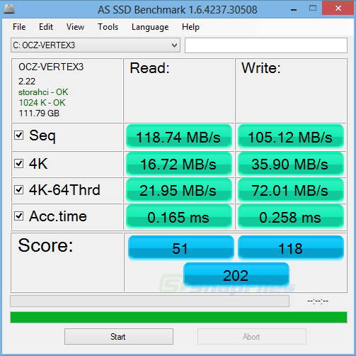 AS SSD Benchmark截图1