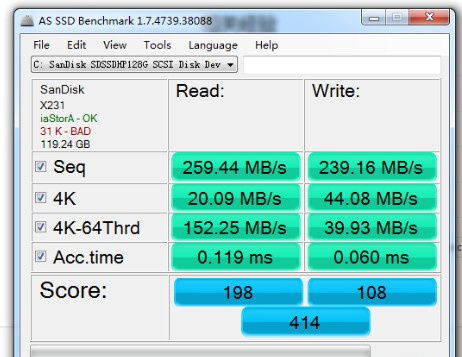 AS SSD Benchmark截图6