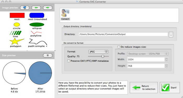 Contenta SVG Converter For Mac截图1