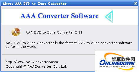 AAA DVD to Zune Converter