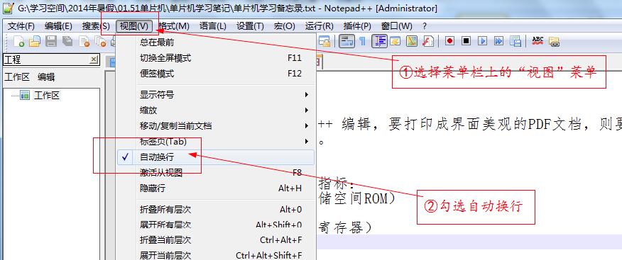 Notepad++截图