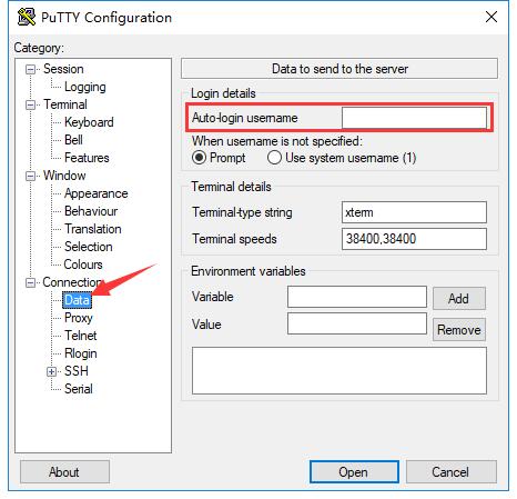 PuTTY截图