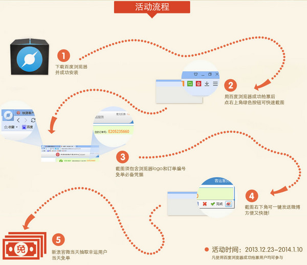 百度浏览器抢票专版截图