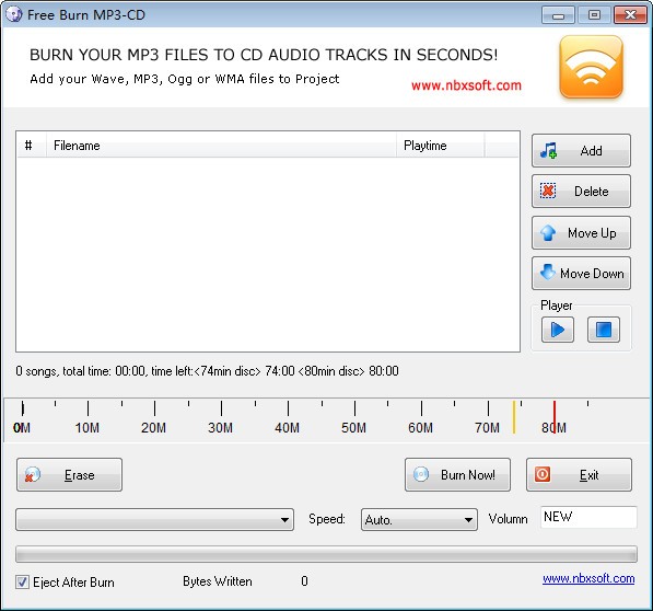 Free Burn MP3-CD截图1