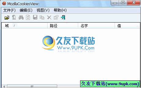 MozillaCookiesView 汉化免安装版[浏览器Cookie查看器]