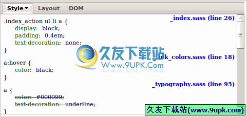 FireSass for Firebug 中文[火狐调试插件]