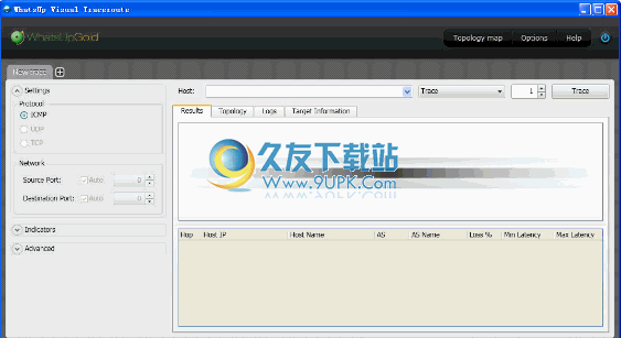 WhatsUpGold Visual Traceroute下载免安装版_图形化网络追踪器