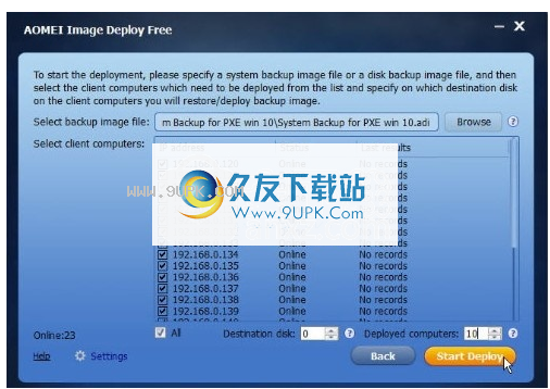 AOMEI Image Deploy