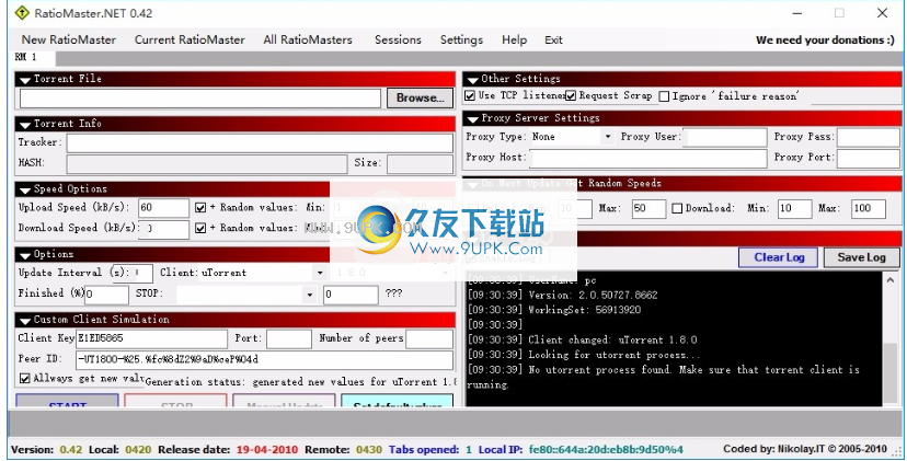 RatioMasterNET截图1