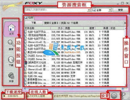FOXY软件中文下载,FOXY下载神器版