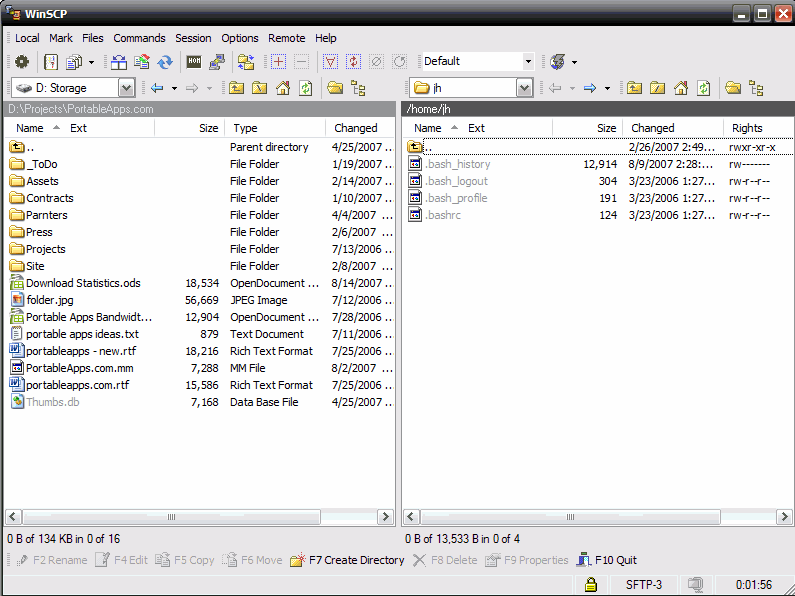 WinSCP Portable |使用SSH的开源图形化SFTP客户端