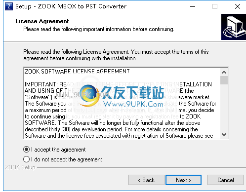 ZOOKThunderbirdtoOutlookConverter