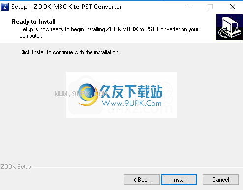 ZOOKThunderbirdtoOutlookConverter