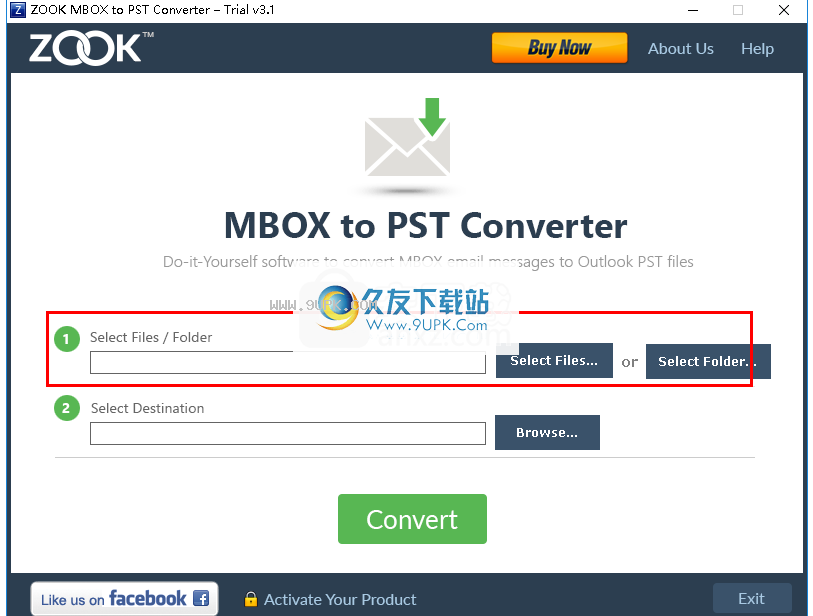 ZOOKThunderbirdtoOutlookConverter