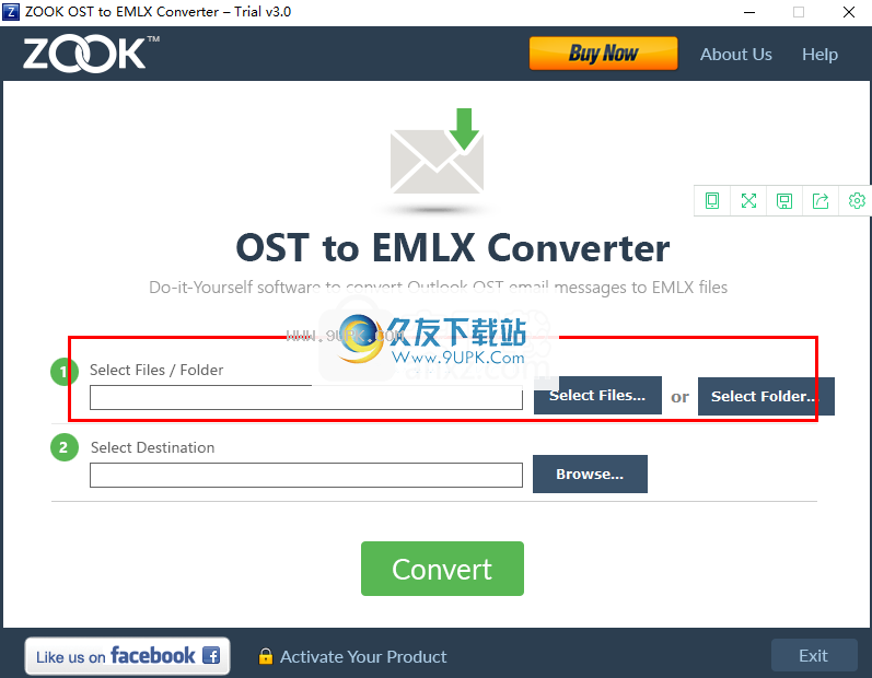 ZOOK OST to EMLX Converter