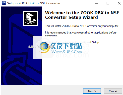 ZOOKDBXtoNSFConverter