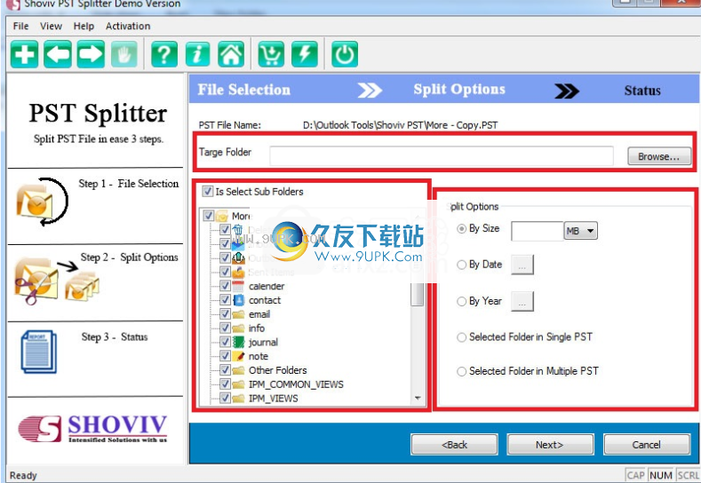 ShovivPSTSplitter