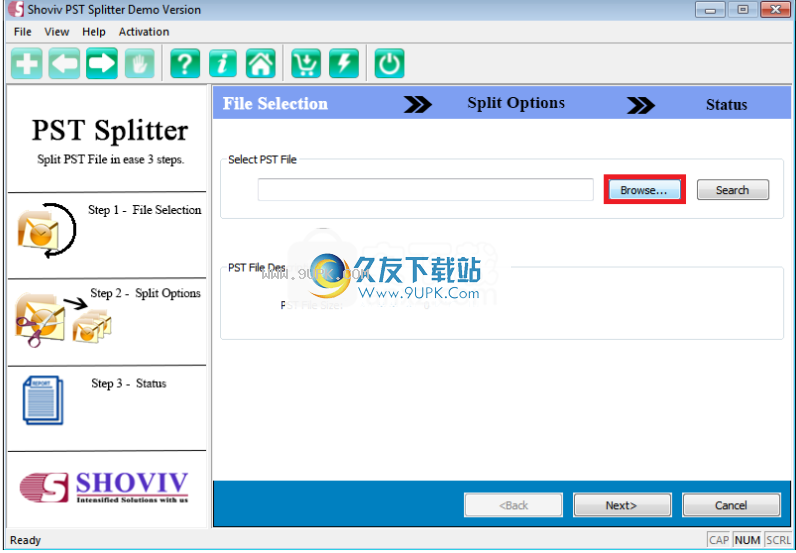 Shoviv PST Splitter