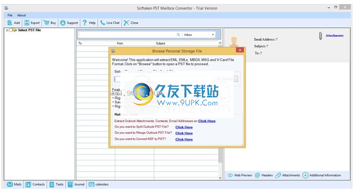 SoftakenPSTMailboxConverter
