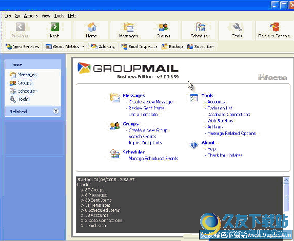 GroupMail Free Edition v 免安装版[电子邮件群发软件]