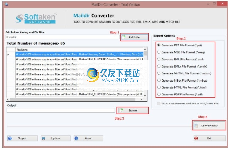SoftakenMaildirConverter