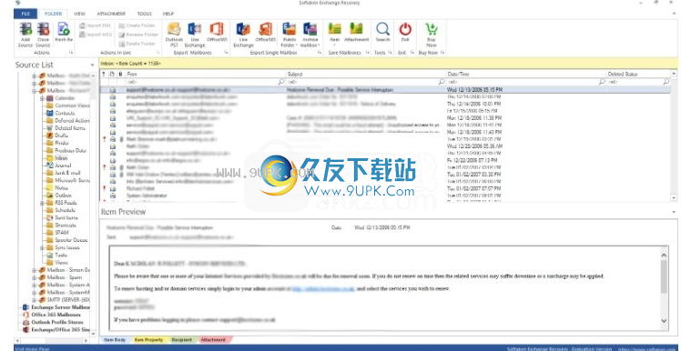 Softaken EDB to PST Converter