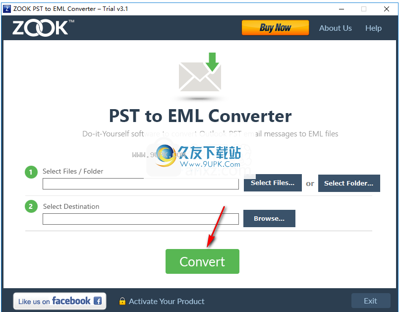 ZOOK PST to EML Converter