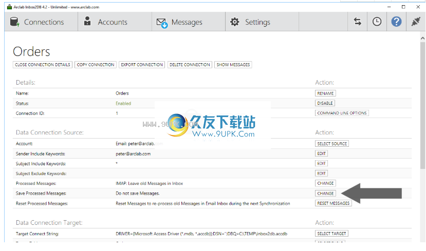 ArclabInbox2DB