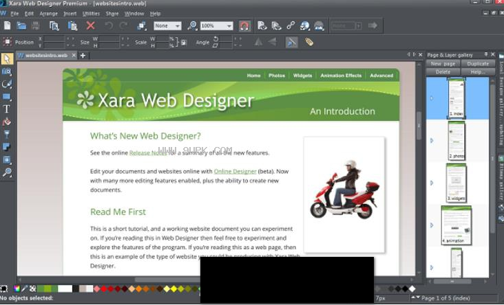 Xara Web Designer
