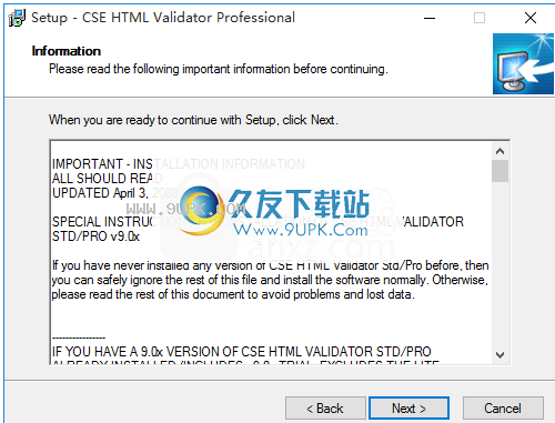 CSEHTMLValidator