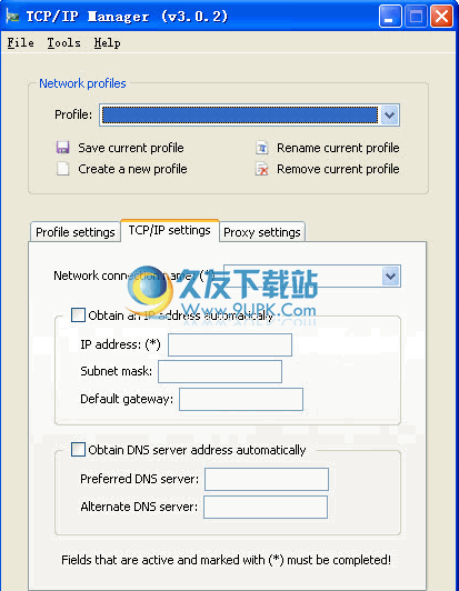 TCP/IP Manager [TCP/IP网络管理工具]