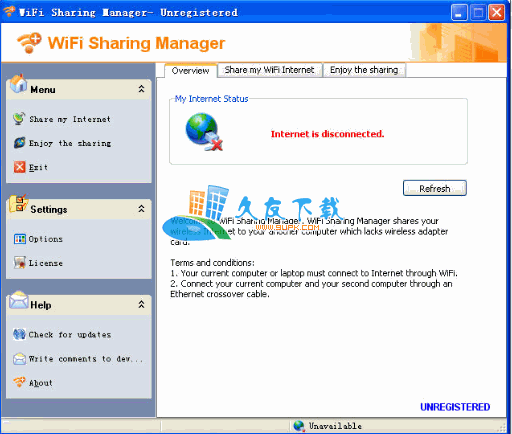 【WIFI共享管理程序】WiFi Sharing Manager下载v英文版