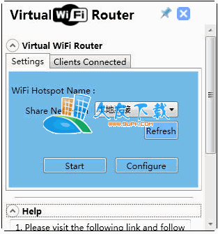 【虚拟无线路由器软件】Virtual WiFi Router下载英文版