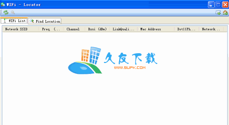 【无线wifi信号查找软件】WIFi Locator下载V英文版