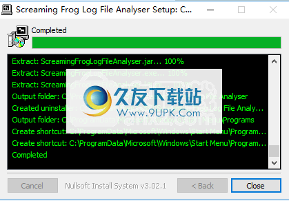 ScreamingFrogLogFileAnalyser