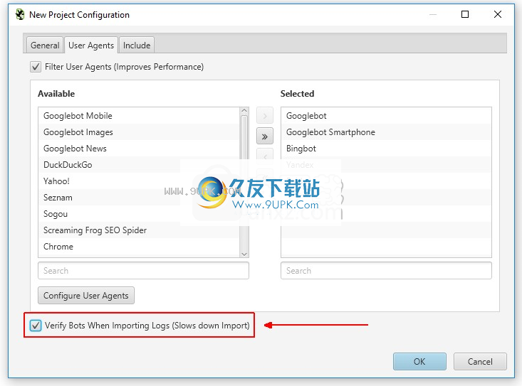 ScreamingFrogLogFileAnalyser