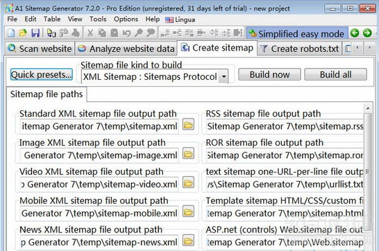 A Sitemap Generator 英文版截图1
