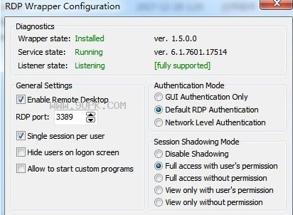 RDP Wrapper Library