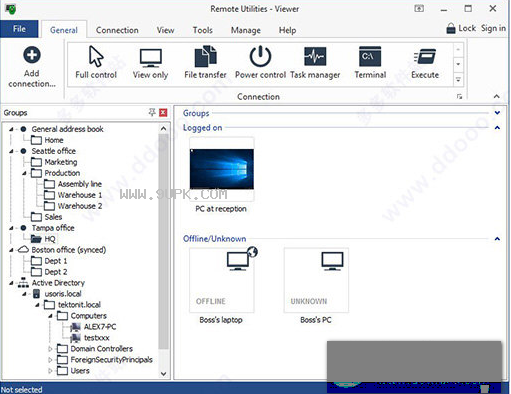 TektonIT remote utilities Viewer