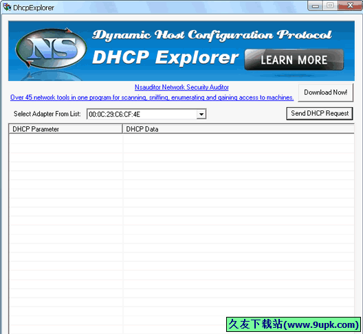 Nsasoft Dhcp Explorer 免安装版[DHCP服务器扫描器]