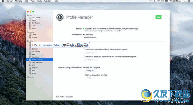 OS X Server for Mac[mac服务器搭建软件] 汉化特别版