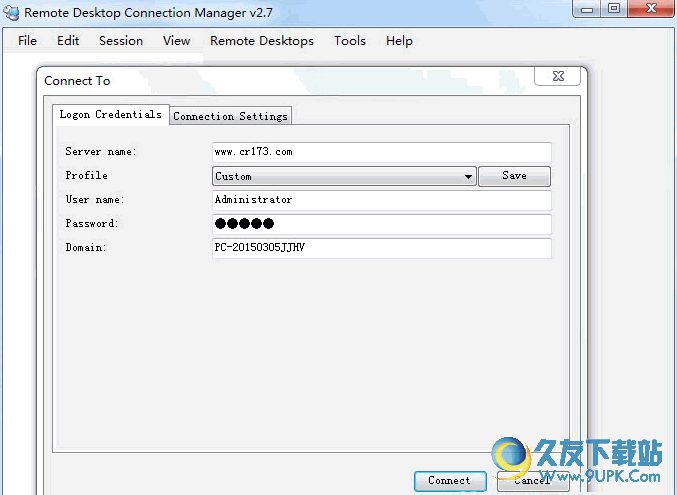 Remote Desktop Connection Manager[RDCMan远程桌面管理工具] v