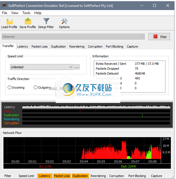 SoftPerfectConnectionEmulator
