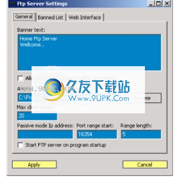 Home FTP Server