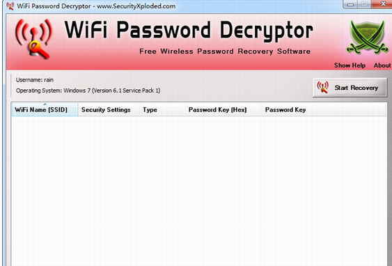 WiFi Password Decryptor截图1