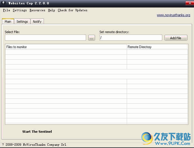 WebsitesCop中文版 v 免安装版[网站页面监控器软件]截图1