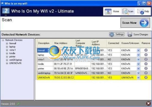Whos On My WiFi 英文版[无线网络安全监控器]截图1