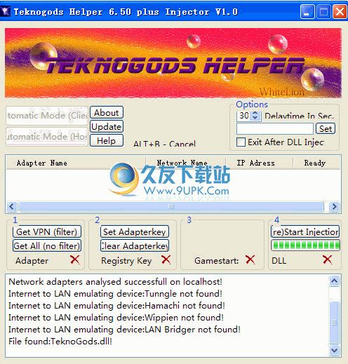 Teknogods Helper下载免安装版_虚拟局域网联机补丁