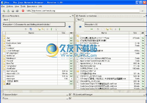 JFtp下载英文免安装版_JAVA开发的FTP客户端