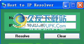 HostResolver下载免安装版_网址查ip软件